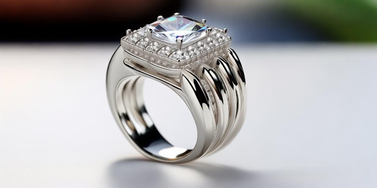 胖东来169元小方糖戒指热卖 外观酷似1克拉