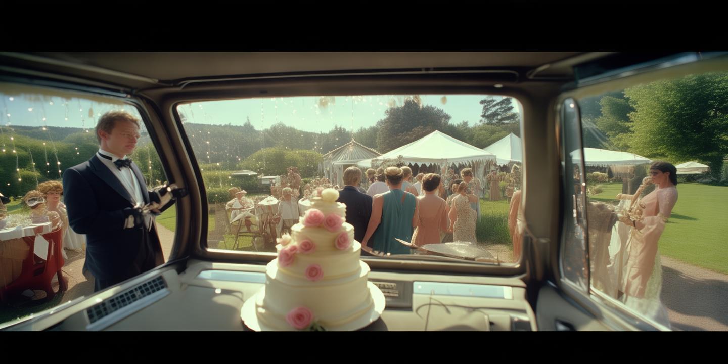 行车记录仪拍出复古80年代婚礼 不用调色直接出片