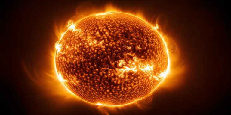 太阳现巨型雀斑群 最大直径达七地球 直击太阳活动高峰