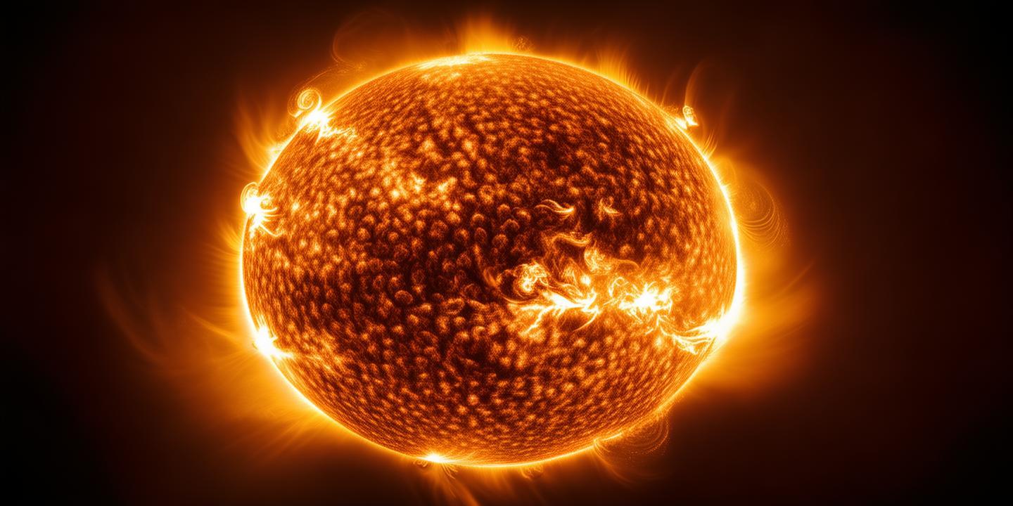 太阳现巨型雀斑群 最大直径达七地球 直击太阳活动高峰