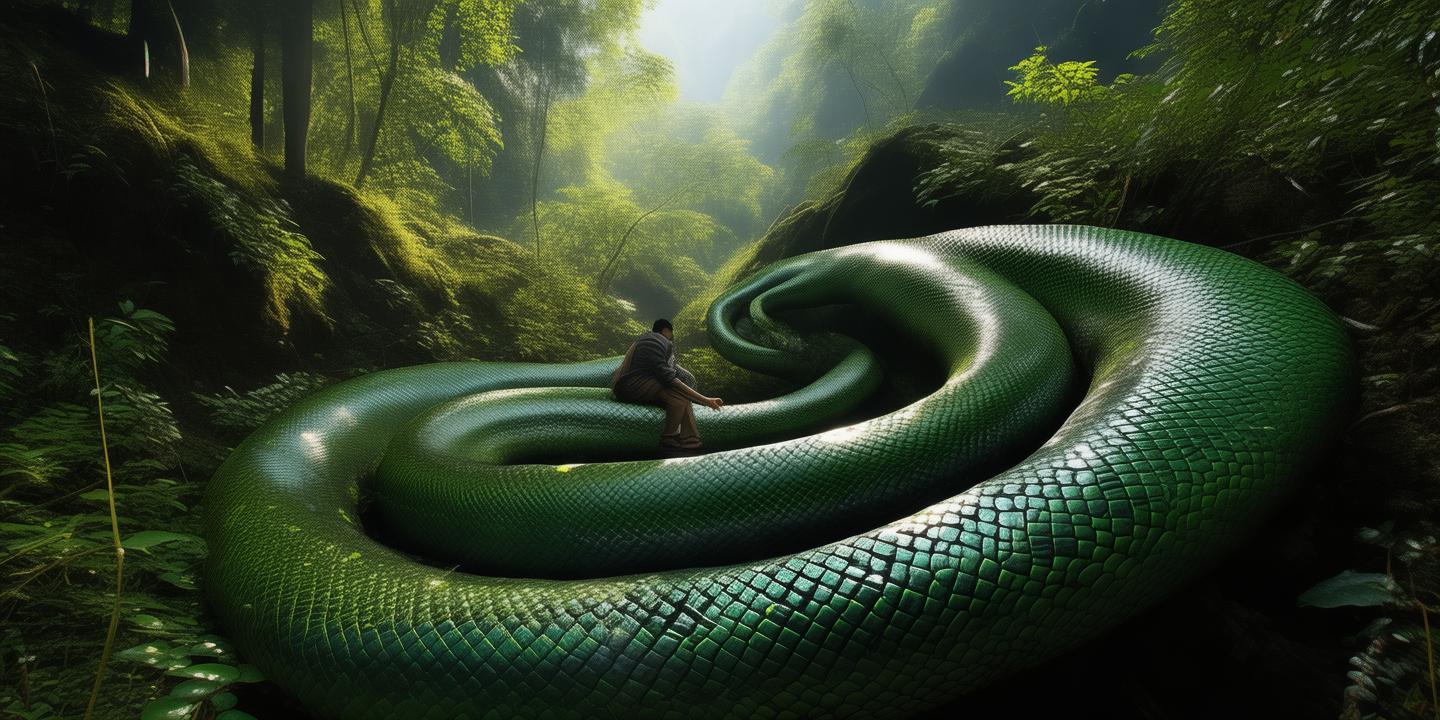 阳江采药人山间发现5米巨型蟒蛇蜕 价值高却不敢拿回家插图 阳江采药人山间发现5米巨型蟒蛇蜕 价值高却不敢拿回家