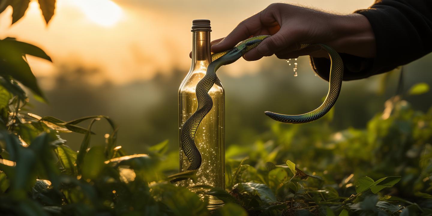 永州居民酒瓶中砸出过冬小眼镜蛇 已安全放归山林插图 永州居民酒瓶中砸出过冬小眼镜蛇 已安全放归山林