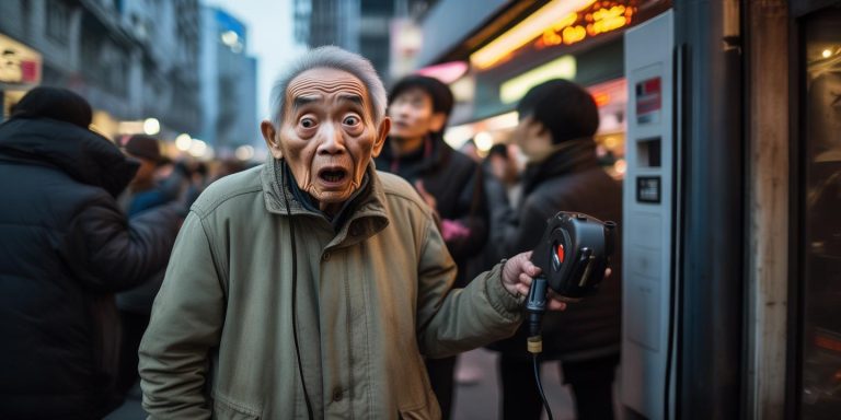 上海大爷充电桩拔他人充电器被斥：充电才刚开始
