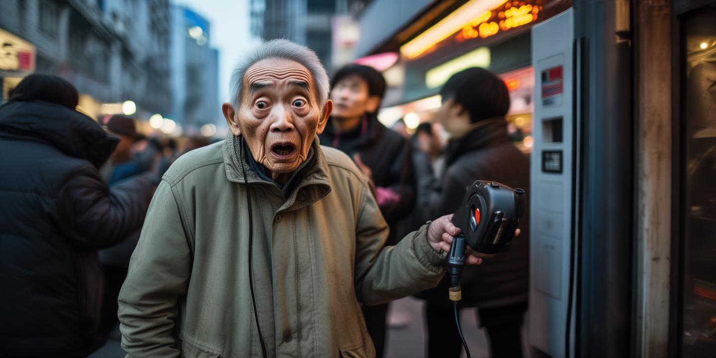上海大爷充电桩拔他人充电器被斥:充电才刚开始插图 上海大爷充电桩拔他人充电器被斥:充电才刚开始