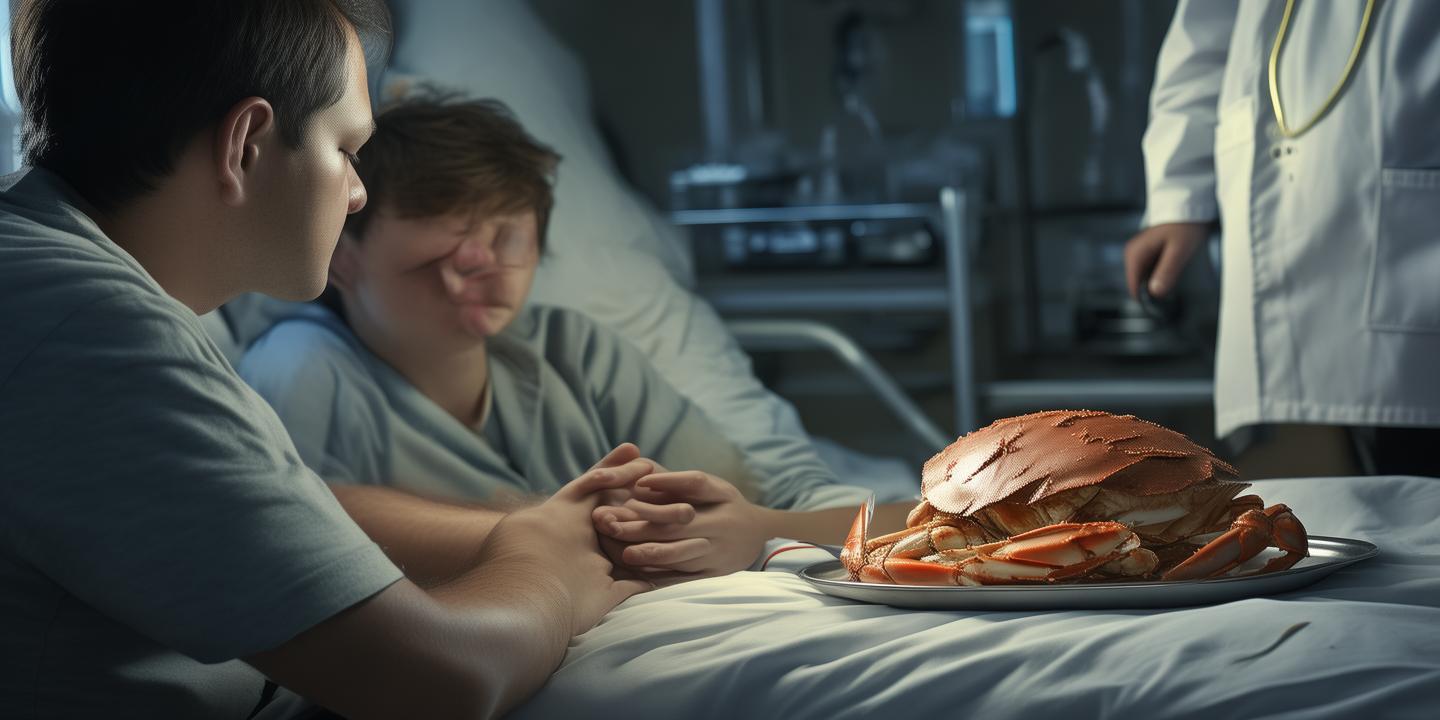 乔任梁父亲食死蟹中毒住院 医生警告死蟹两小时勿食插图 乔任梁父亲食死蟹中毒住院 医生警告死蟹两小时勿食