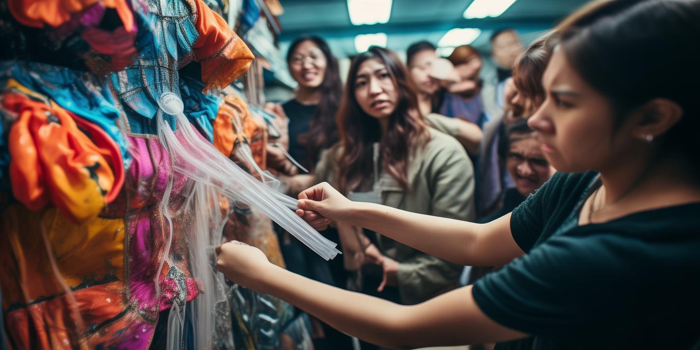 顾客用胶带粘吊牌退脏表演服 网友怒斥平台监管缺失插图 顾客用胶带粘吊牌退脏表演服 网友怒斥平台监管缺失