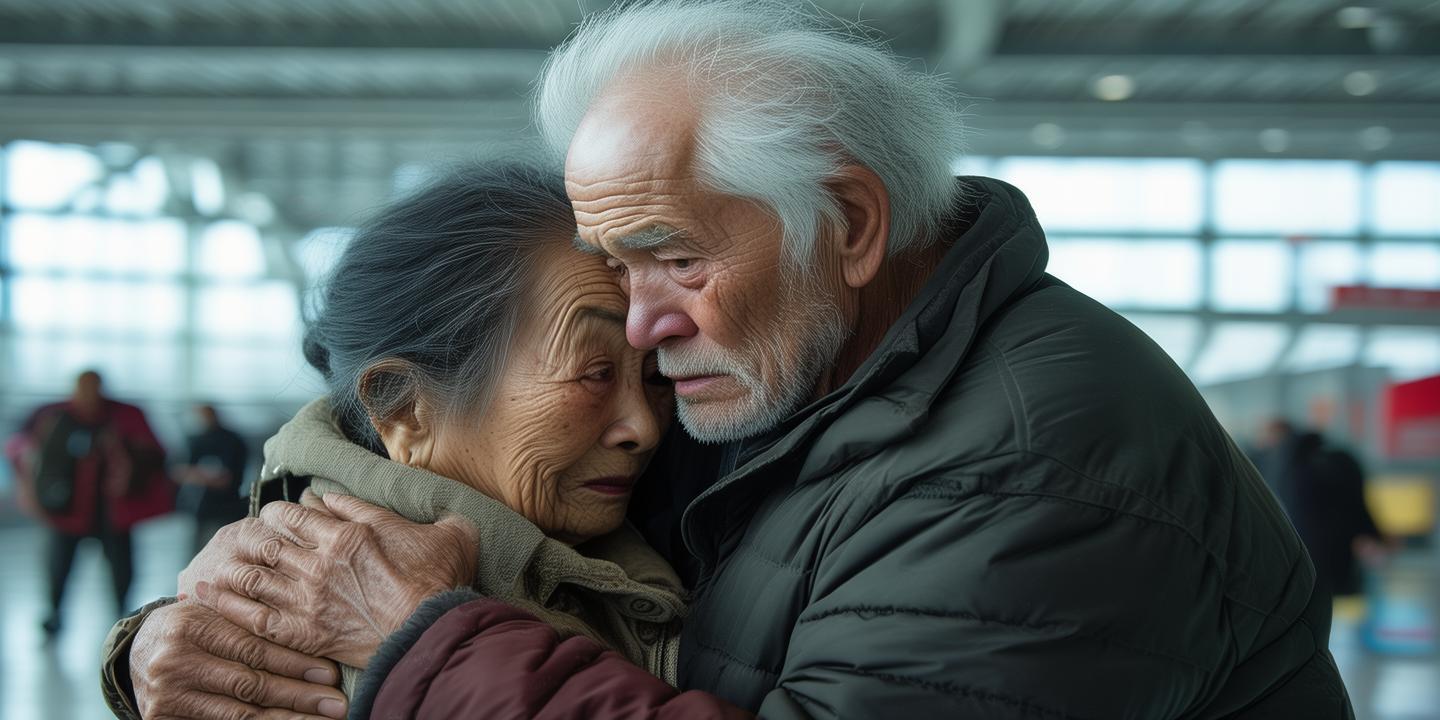 西安机场88岁爷爷认不出孙女相拥大哭泪目插图 西安机场88岁爷爷认不出孙女相拥大哭泪目