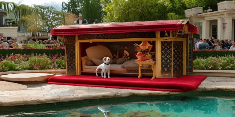 LV爱马仕天价宠物用品曝光狗窝售50万引发热议