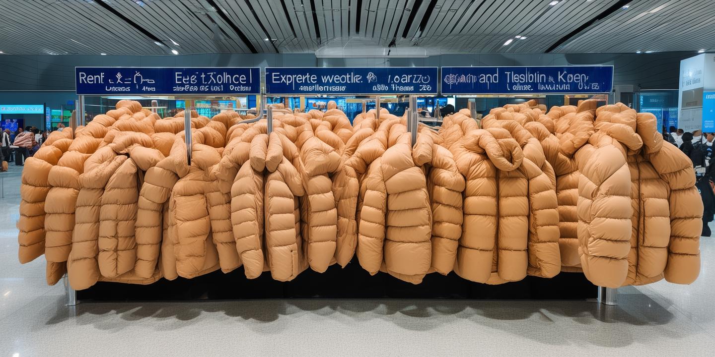 哈尔滨机场羽绒服租赁洗两次就不再租体验寒地保暖服