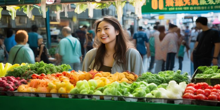 00后女生水培蔬菜摆摊日入千元成网红