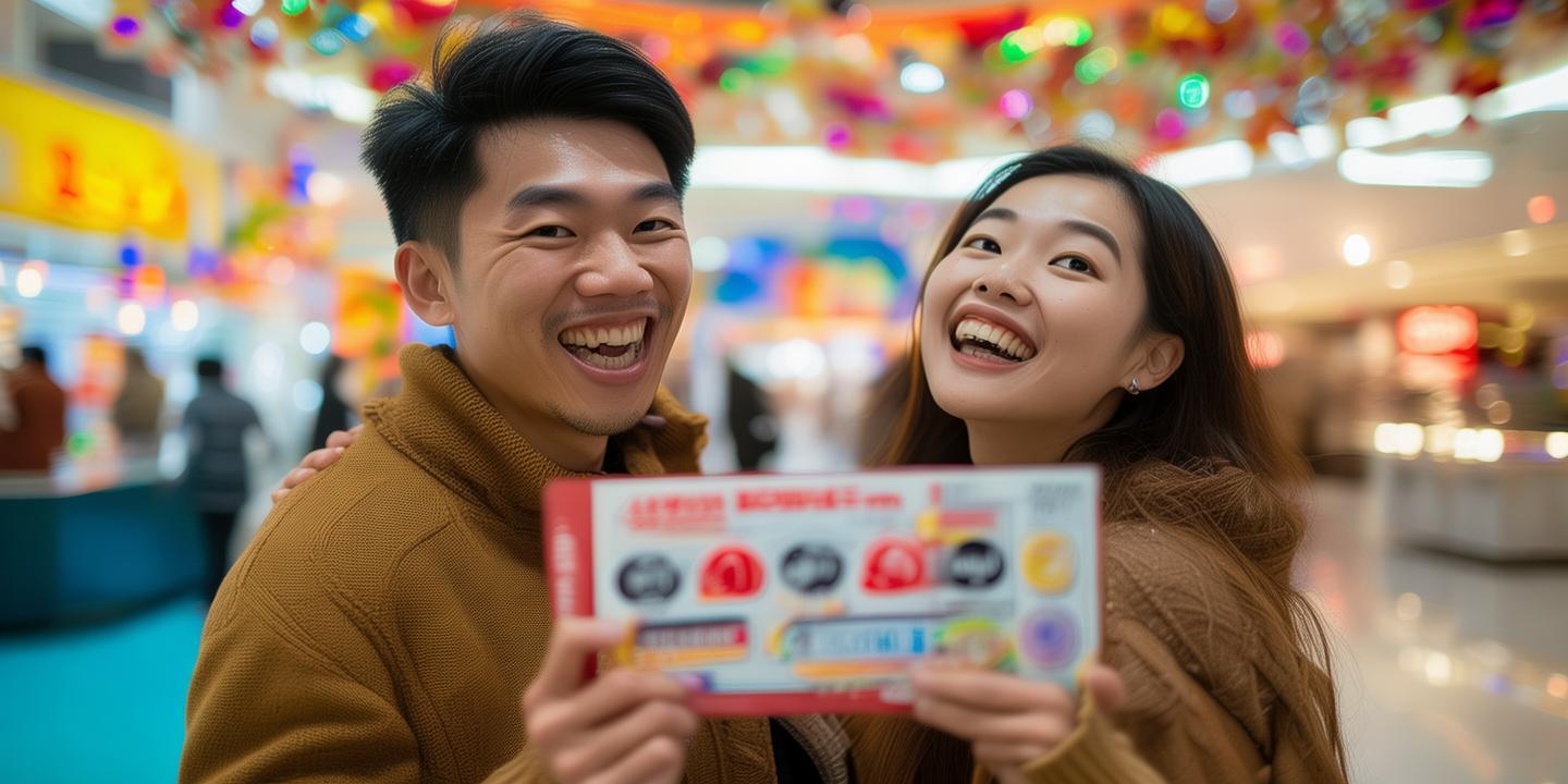 男子陪女友购刮刮乐喜中80万欲带女友旅游