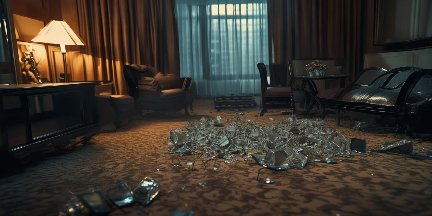 情侣酒店斗殴糟蹋房间摔杯弃房损失超两千热搜插图 情侣酒店斗殴糟蹋房间摔杯弃房损失超两千热搜