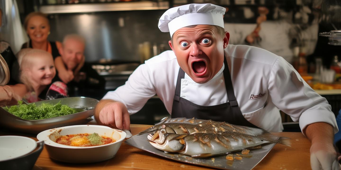 爸爸首秀煮鱼 主菜偷吃配菜引热议插图 爸爸首秀煮鱼 主菜偷吃配菜引热议