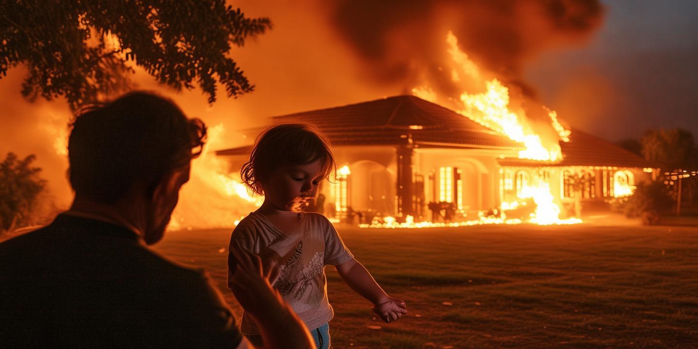 武汉熊孩子玩火机烧毁别墅 父亲发声庆幸孩子平安插图 武汉熊孩子玩火机烧毁别墅 父亲发声庆幸孩子平安