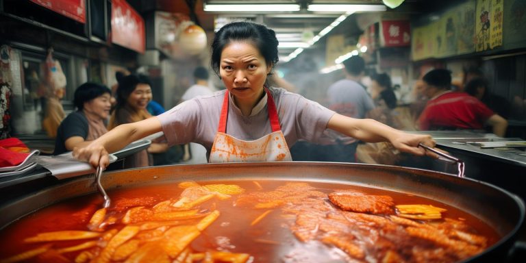 重庆火锅店老板娘20分钟不眨眼模仿机器人爆火