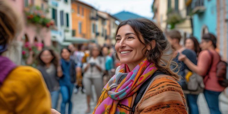 意大利阿姨流利中文搭话中国游客 网友：终于放大招了