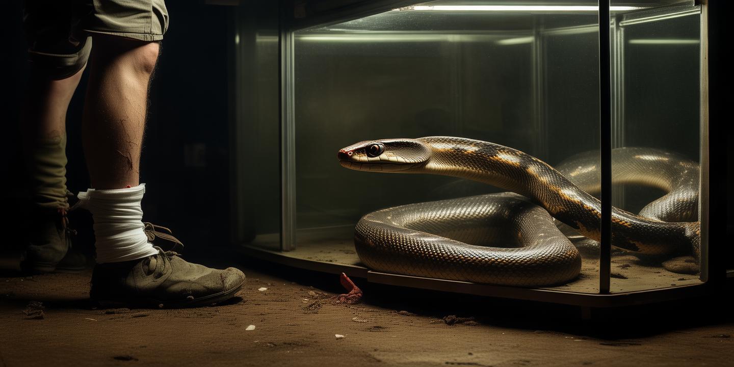 男子养五步蛇当宠物 喂食被咬致截肢 伤口迅速恶化插图 男子养五步蛇当宠物 喂食被咬致截肢 伤口迅速恶化