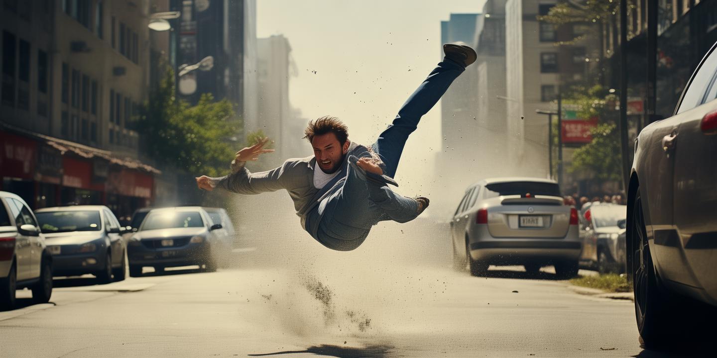 男子倒车盲区急翻滚险胜一命:司机未注意致险情插图 男子倒车盲区急翻滚险胜一命:司机未注意致险情