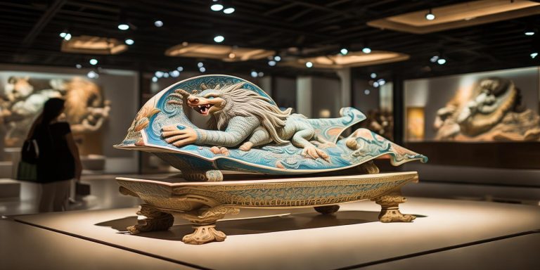 西晋陶熨斗瑞兽天禄打招呼 文物见证生活变迁