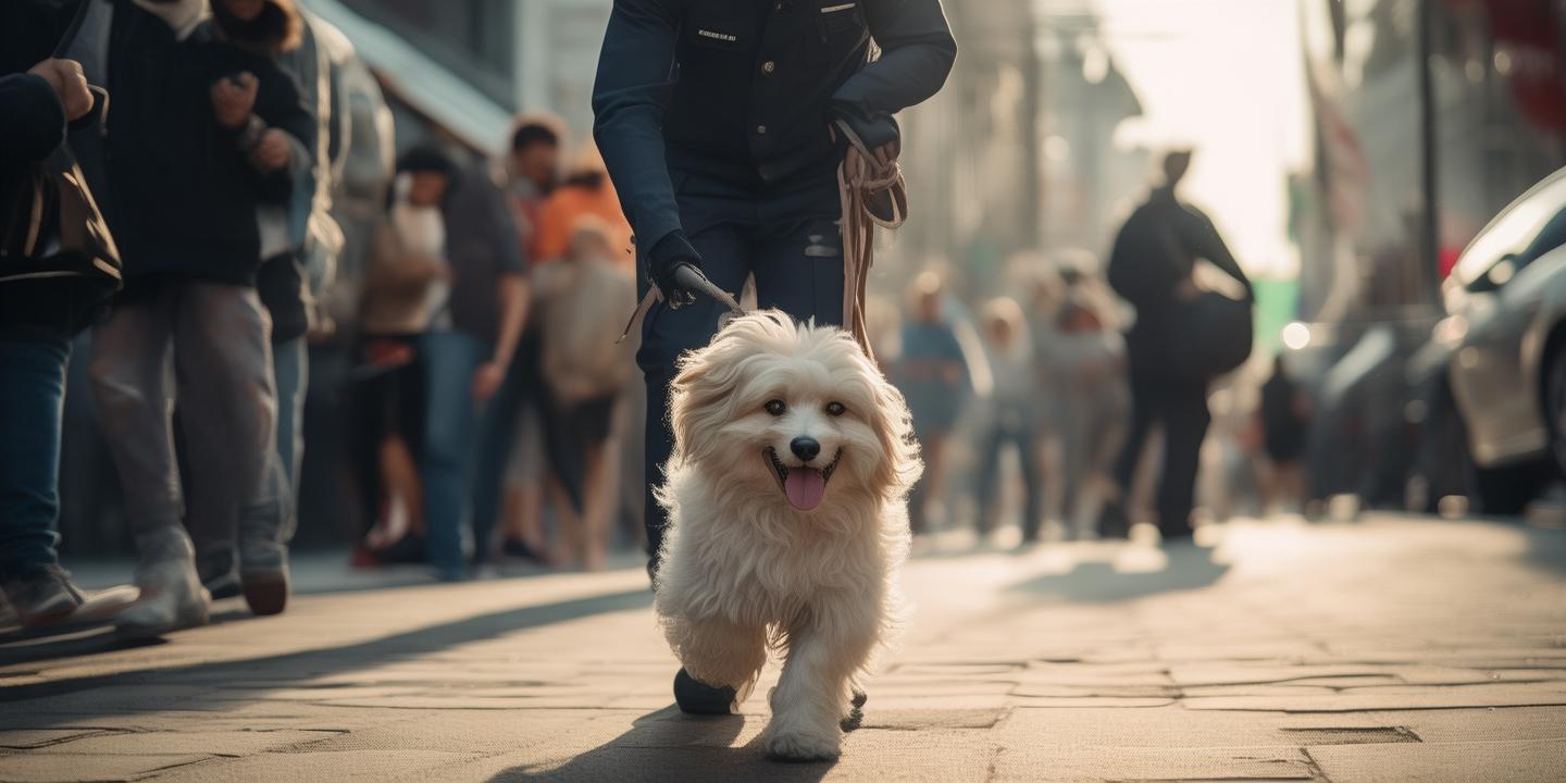 交警护送流浪犬获小跟班 网友赞暖心互动