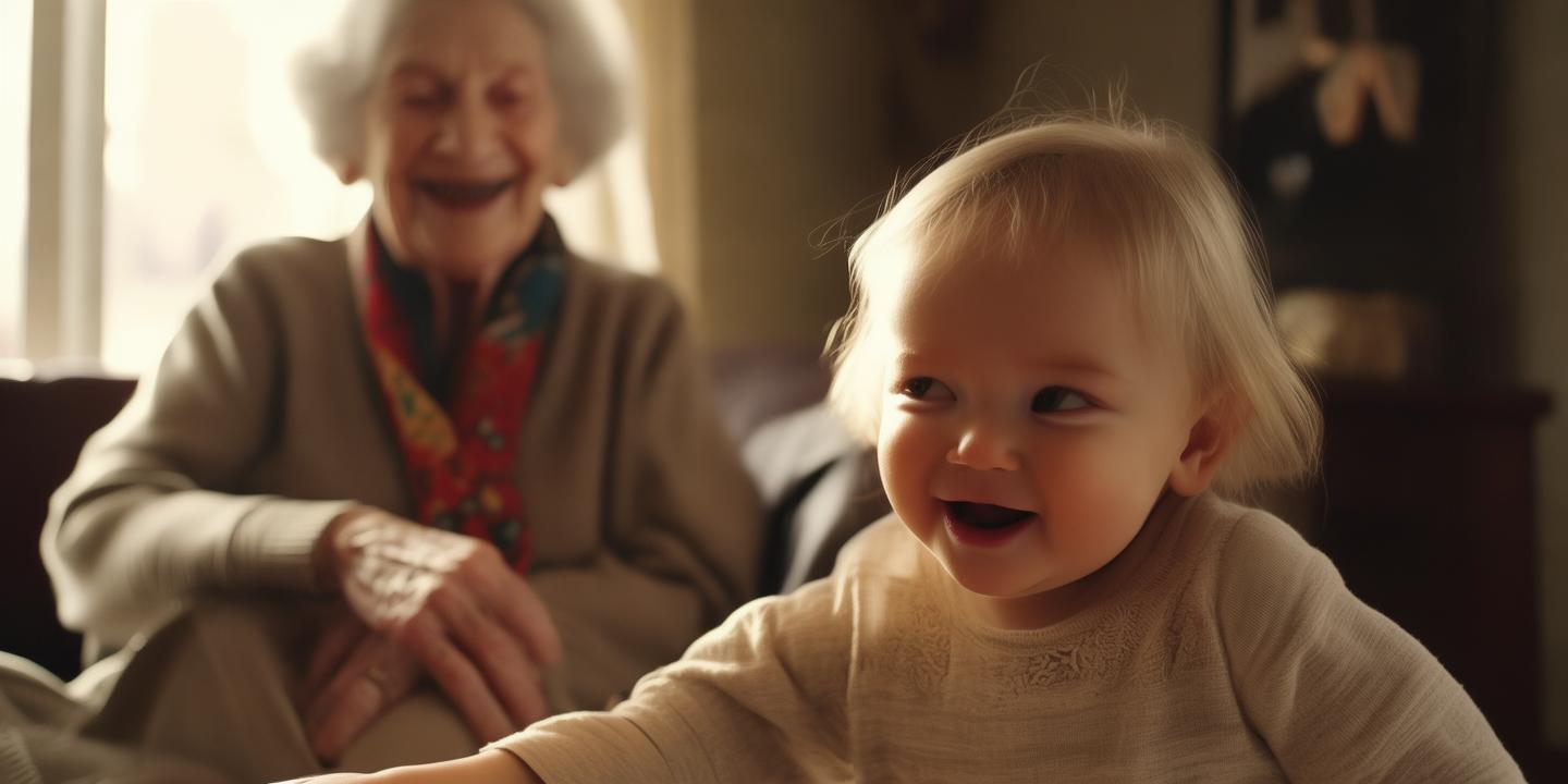 86岁太姥姥走路萌娃模仿走红网络插图 86岁太姥姥走路萌娃模仿走红网络