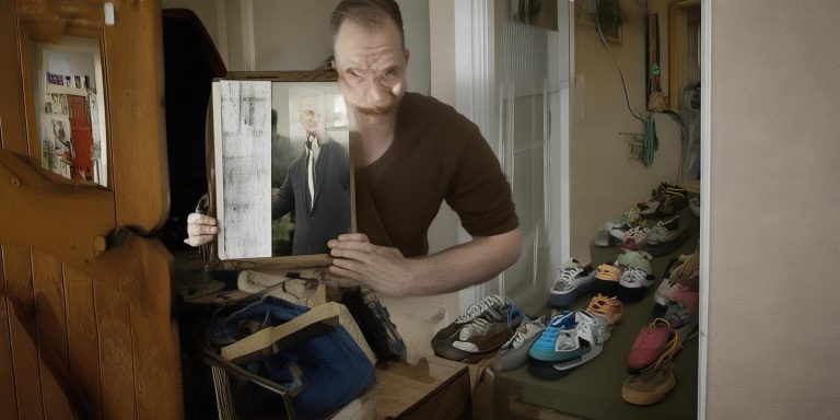 男子挂爷爷遗照劝退邻居乱放鞋架 网友热议硬核调解