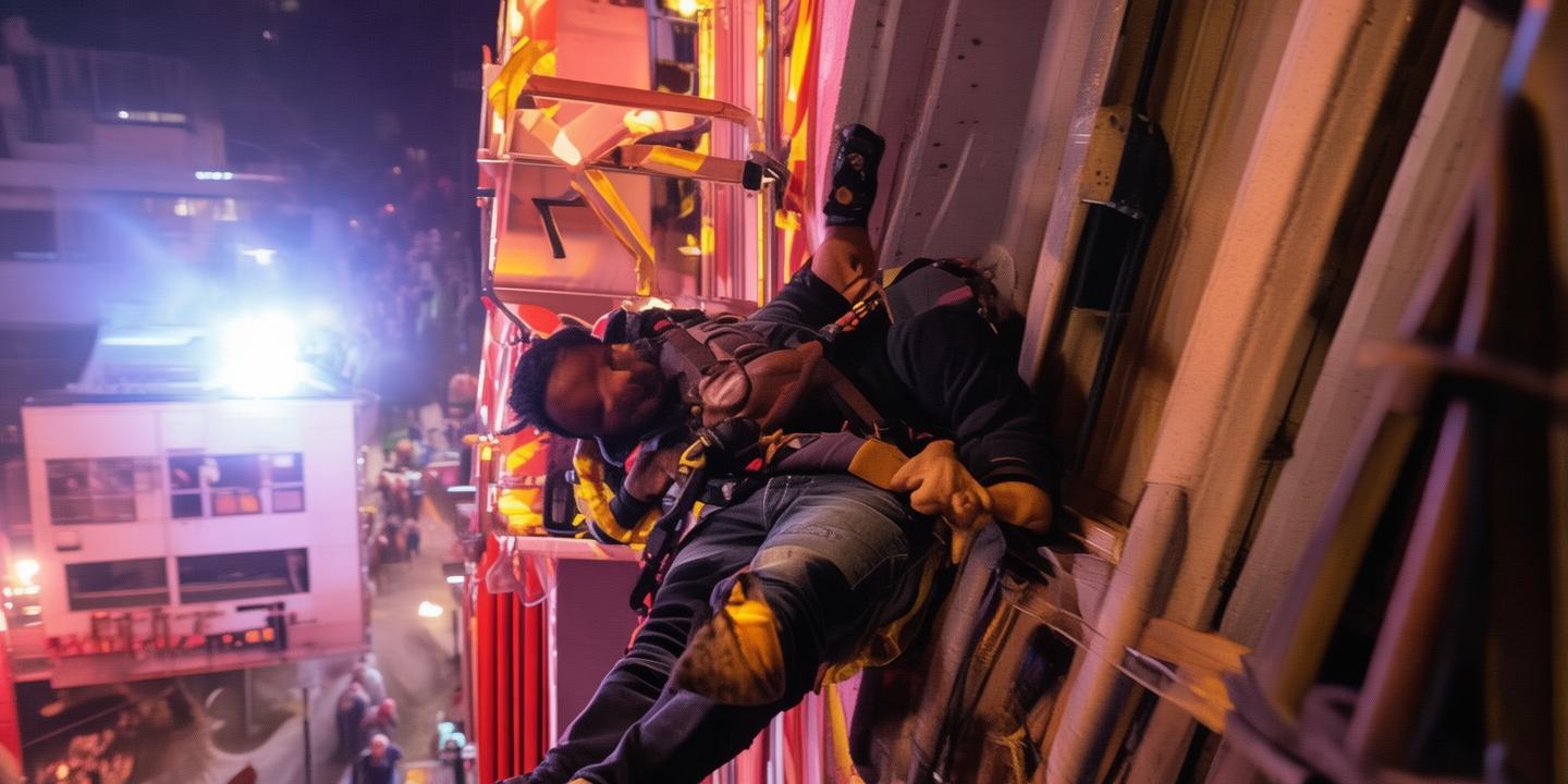 印度男子熟睡坠楼双腿卡8楼 倒悬获救