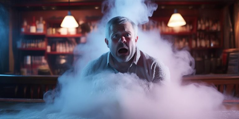 液氮鸡尾酒险致命 俄罗斯男子喝后胃爆破裂