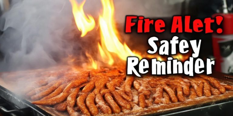 空气炸锅油纸使用不当烤肠起火 消防提醒注意安全