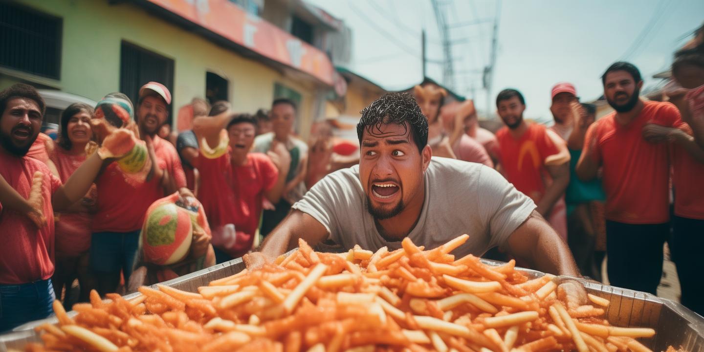 巴西男子吃西瓜大赛噎死 炸薯条奖品引悲剧