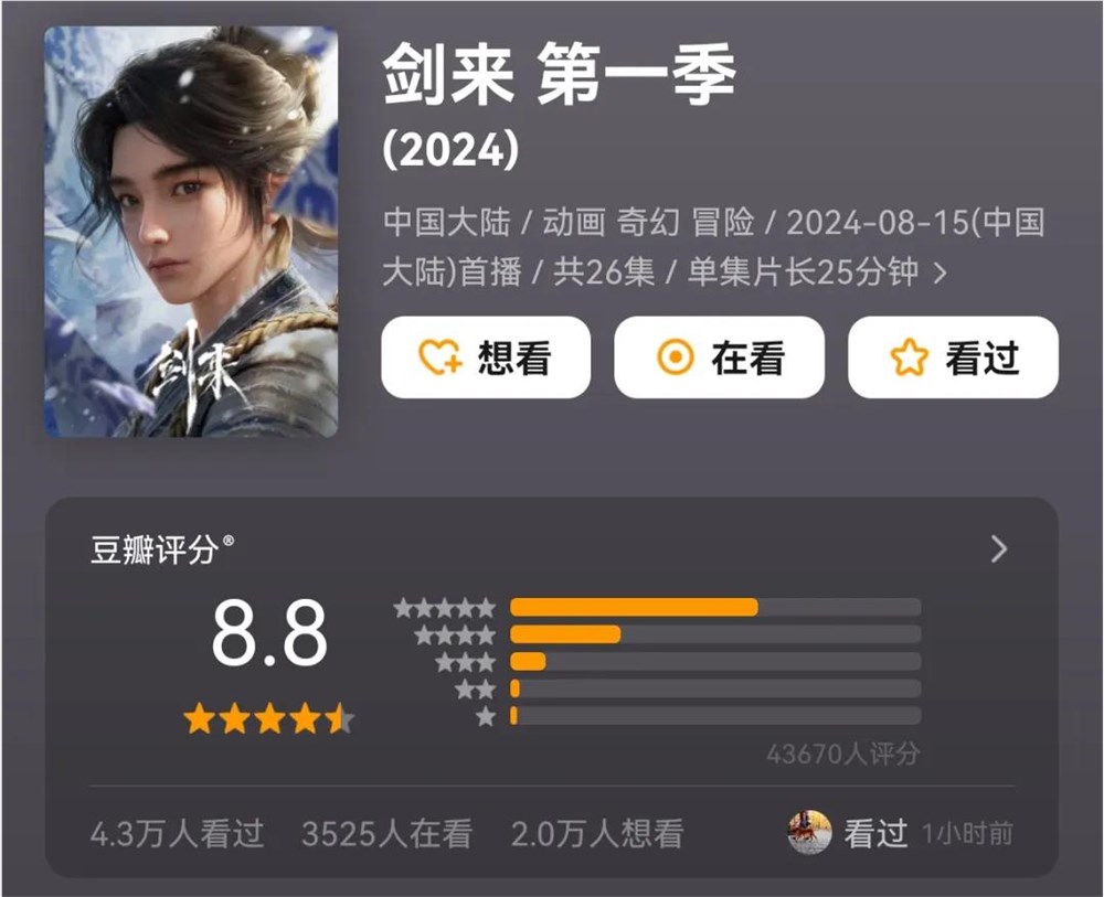 《剑来》第二季走红:国漫新高度,年轻人为何为“讲道理”买单插图1 《剑来》第二季走红:国漫新高度,年轻人为何为“讲道理”买单插图1