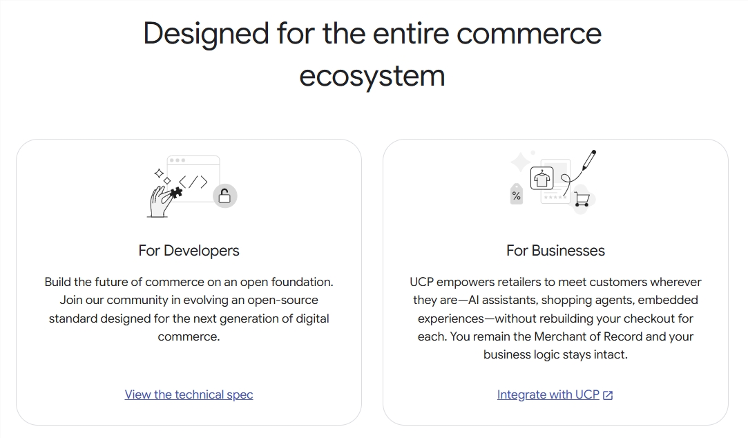 AI时代购物革命！Google重磅推出UCP协议：聊天框里“一键买买买”，无需跳转页面，AI代理直接完成全链路交易
