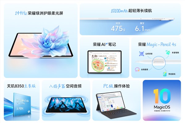荣耀平板10 Pro礼盒版2499元起售 含全新Magic-Pencil 4s手写笔插图3