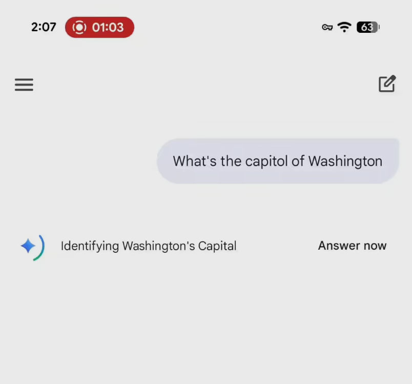 谷歌Gemini新功能上线 立即回答功能快速获取答案告别漫长思考插图1