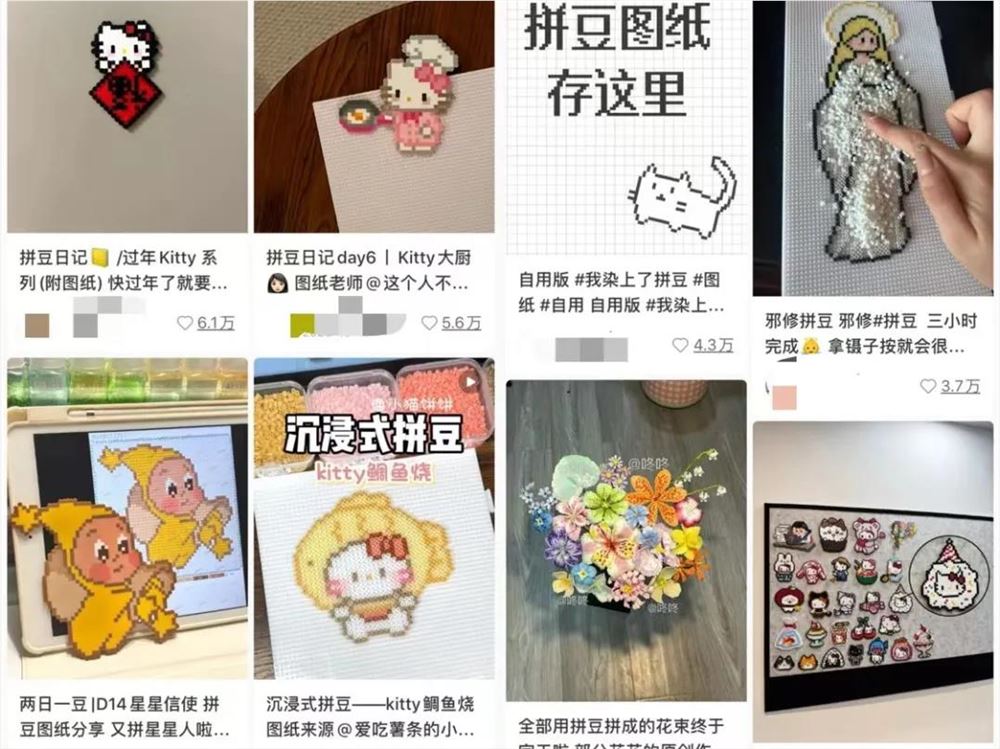 沉迷拼豆的年轻人,让谁赚到了?插图 图片