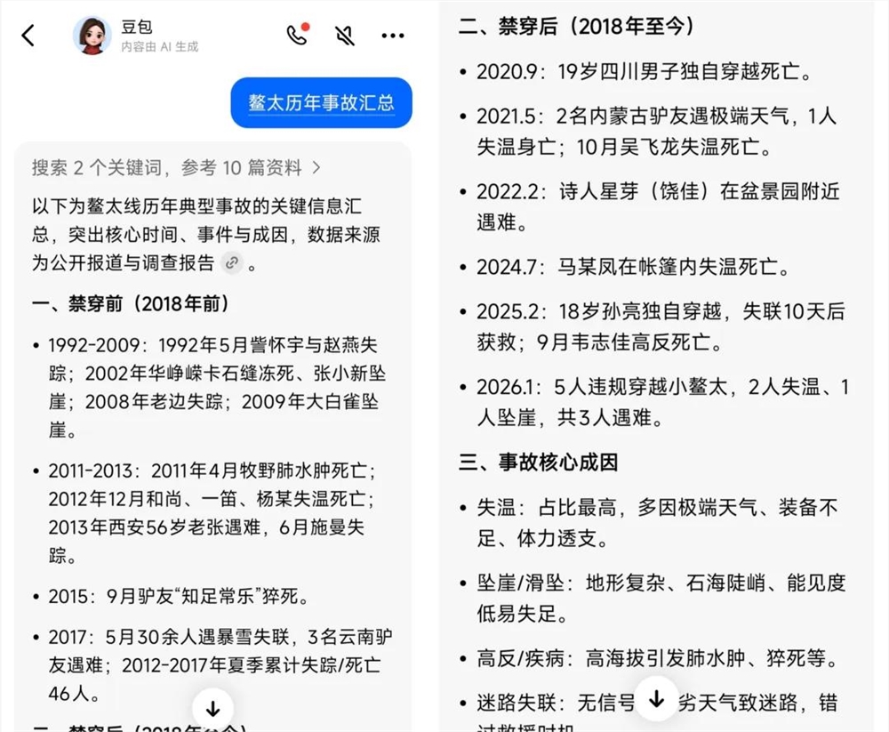 鳌太事故警示:莫让户外探险变生死游戏插图1 鳌太事故警示:莫让户外探险变生死游戏插图1