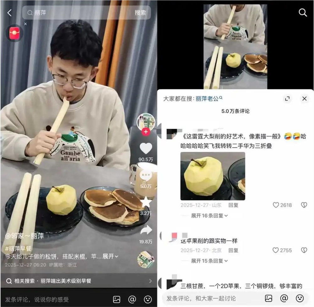 全网播放量超9亿,丽萍的“胡闹厨房”如何吸引百万网友追更?插图4 图片