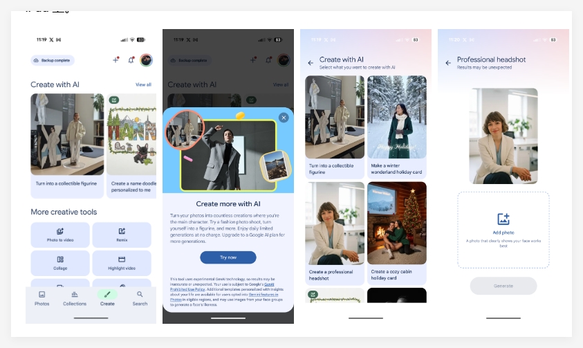 iPhone用户也能体验Gemini AI创作功能 谷歌相册上线AI生成照片新玩法插图1