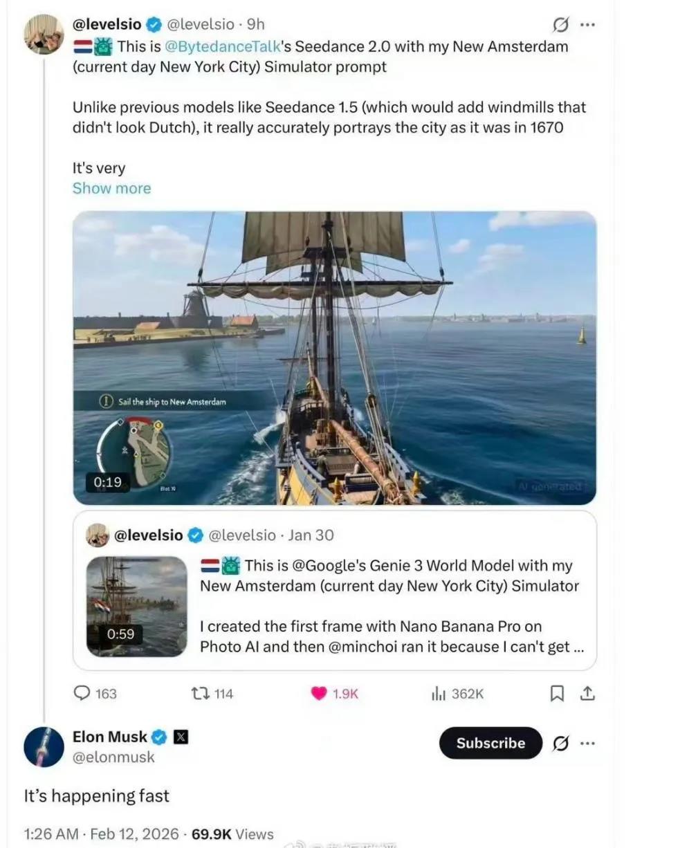 “2分钟科幻片成本330元”：影视圈被Seedance 2.0 整懵了