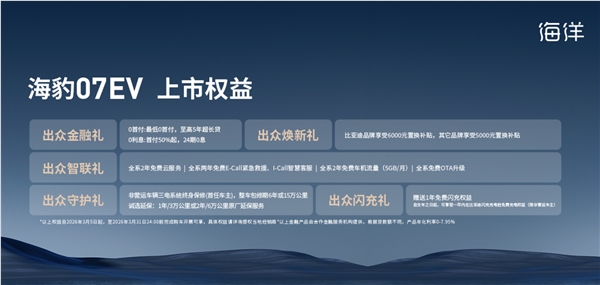16.99万元起！比亚迪海豹07 EV上市：搭载第二代刀片电池 送一年免费闪充