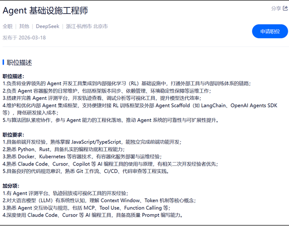 DeepSeek V4 呼之欲出：招聘信息泄露天机，编程能力直指 Claude？