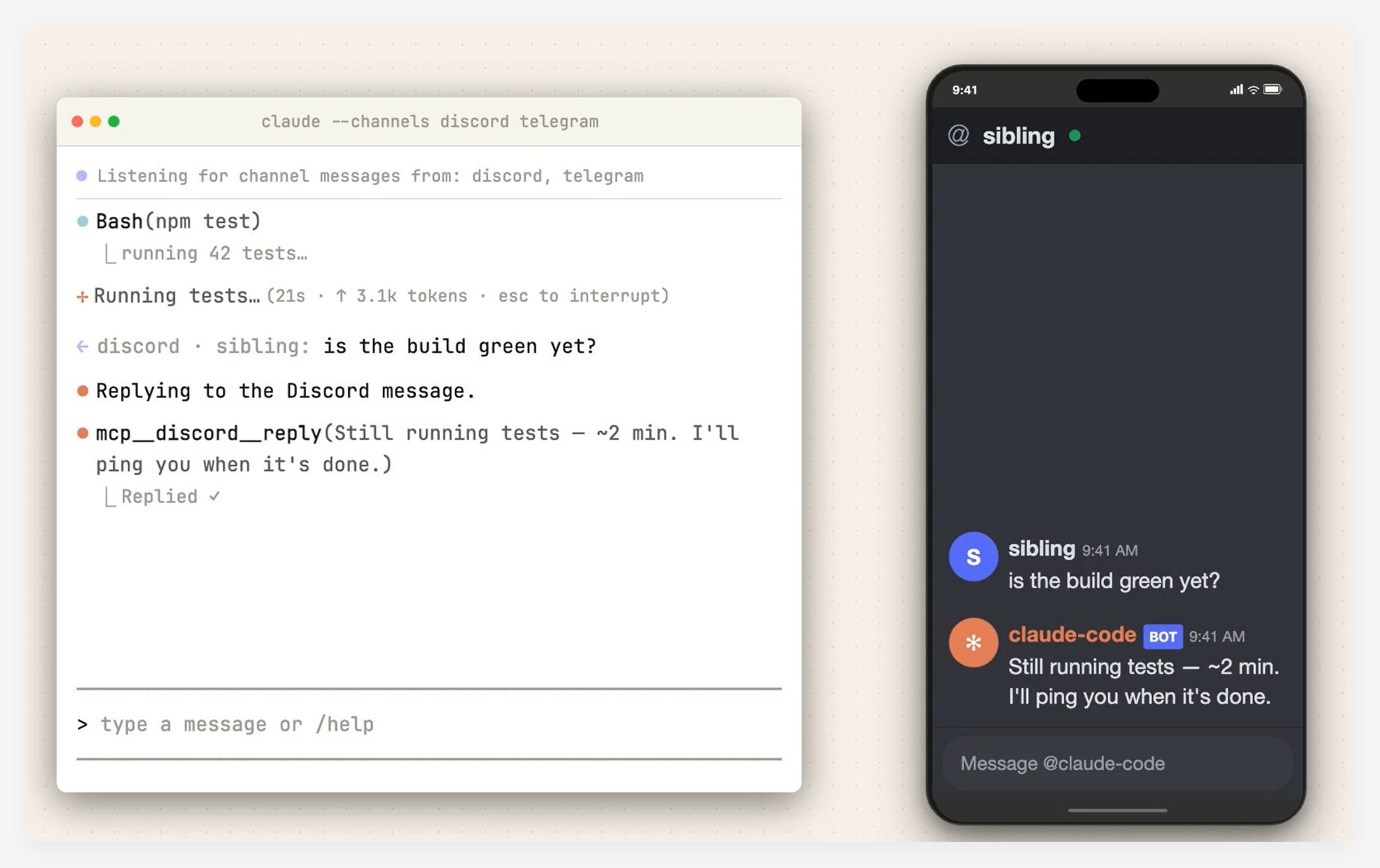 把 Claude Code 装进口袋：Anthropic 推出 Channels，手机直接遥控本地 AI 编码