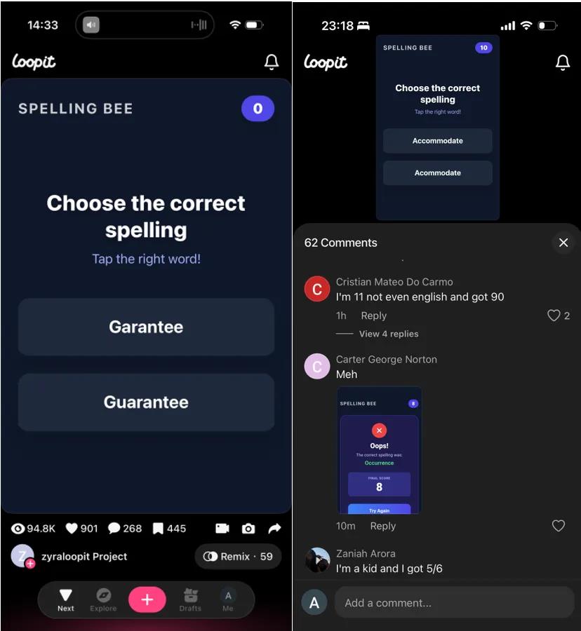 国内团队打造AI互动社区Loopit上线两月登顶美区娱乐榜插图4