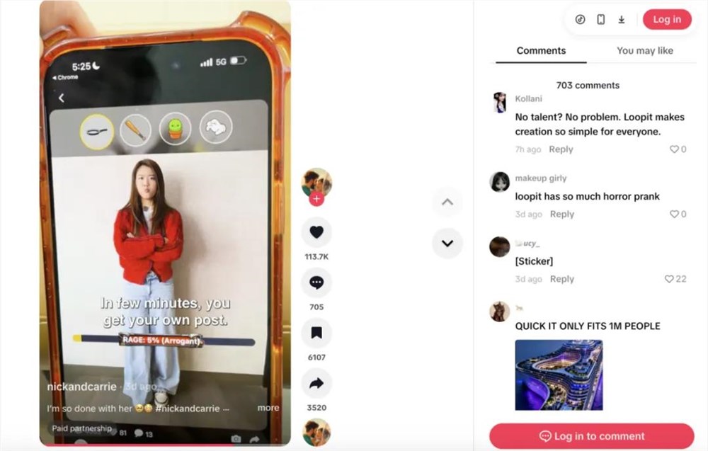 国内团队打造AI互动社区Loopit上线两月登顶美区娱乐榜插图8