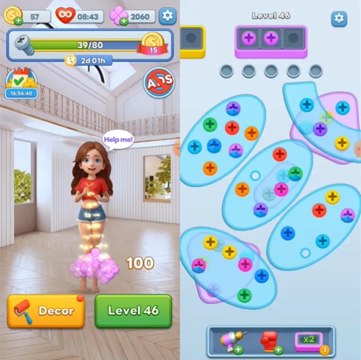 收入破亿跃居品类第二 拧螺丝+ASMR休闲游戏出自北京厂商插图7