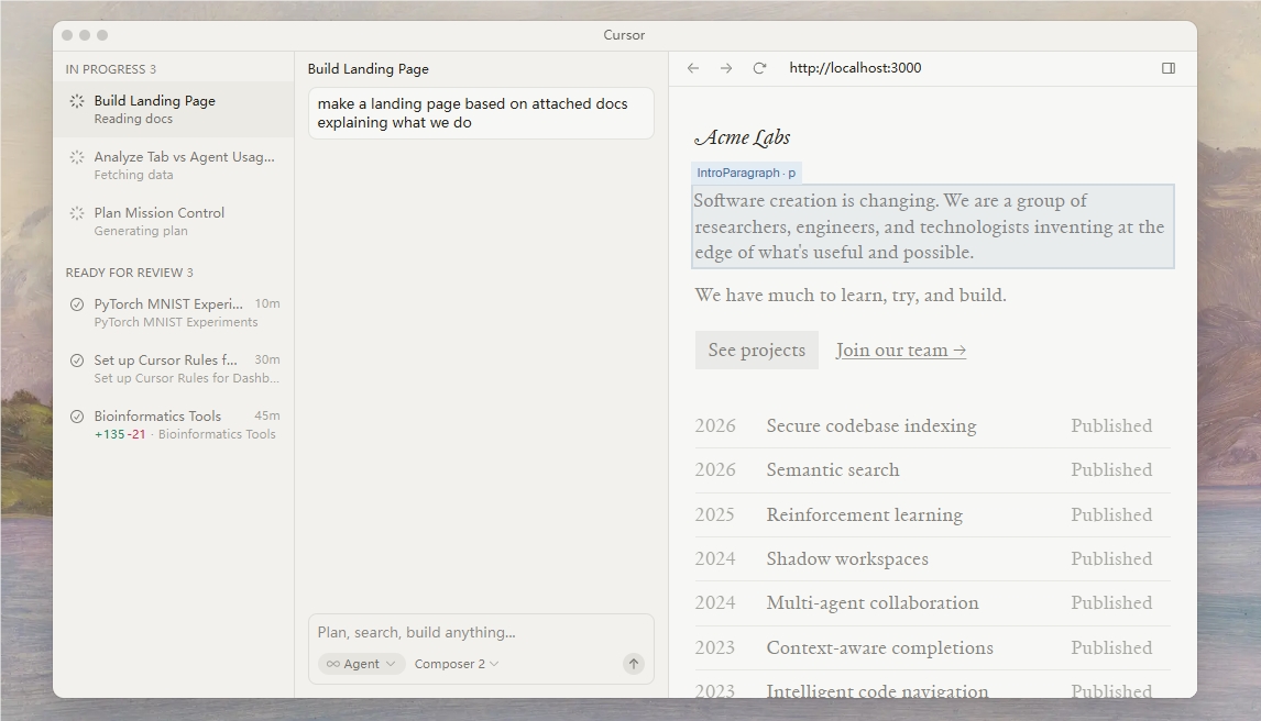 Cursor3正式发布开启智能体自主编程新时代插图1