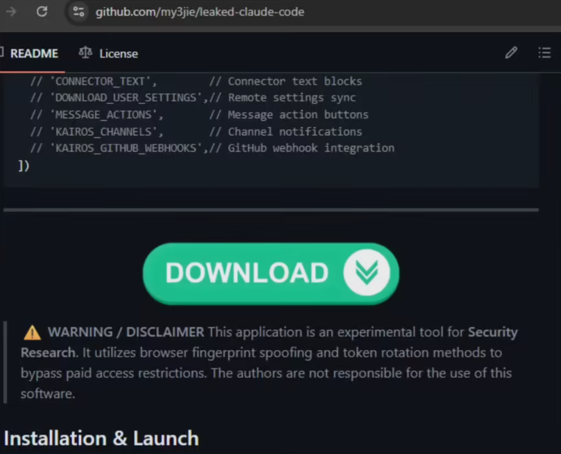 全网警惕！Claude Code 源码泄露引发“次生灾害”：黑客布下 GitHub 钓鱼陷阱