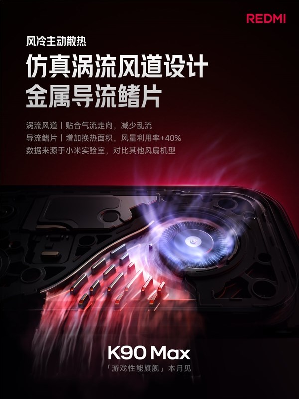 REDMI K90 Max游戏旗舰风冷散热技术解析 高效降温性能对比插图2