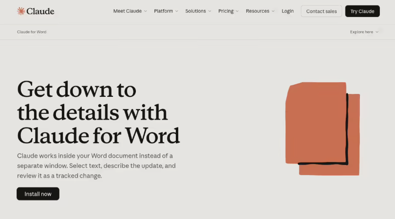 Anthropic 发布 Claude for Word 测试版，欲做律师的“最强数字助理”