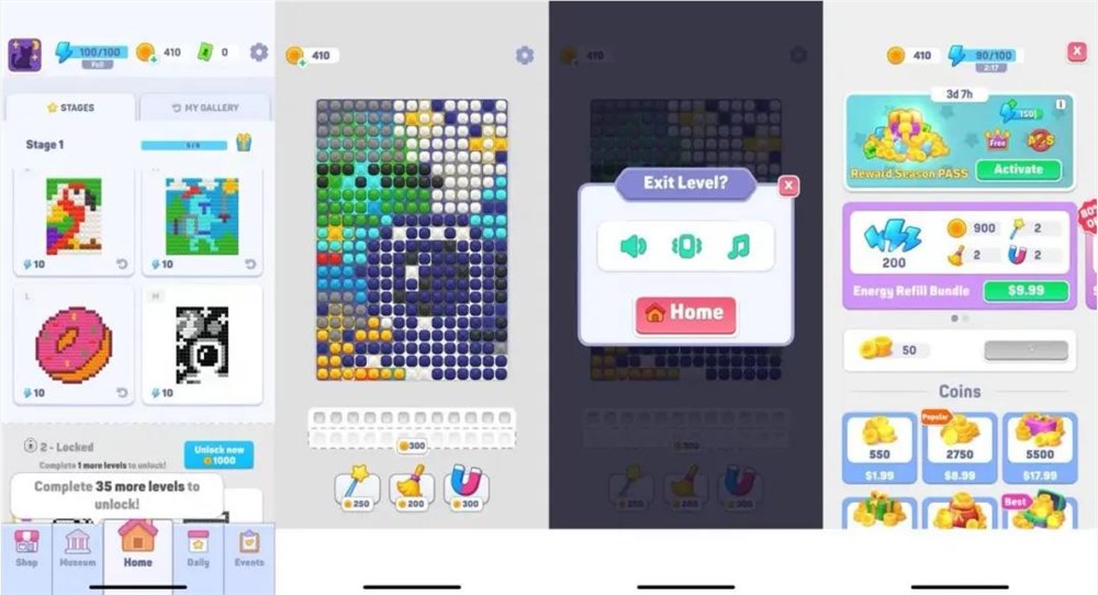 国内厂商打造拼豆游戏登顶美国榜单,Belka Games如何用内购实现盈利插图3 国内厂商打造拼豆游戏登顶美国榜单,Belka Games如何用内购实现盈利插图3